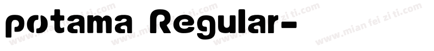 potama Regular字体转换